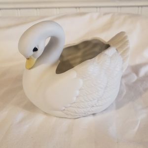 Vintage Swan Planter